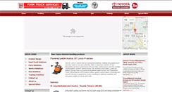 Desktop Screenshot of forktruckservices.ie